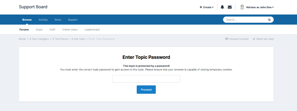 افزونه گذاشتن رمز عبور برای تاپیک Topic Password Protection