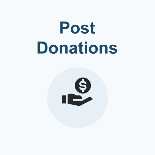 اطلاعات بیشتر در مورد "برنامه ارسال کمک مالی برای کاربران Post Donations"